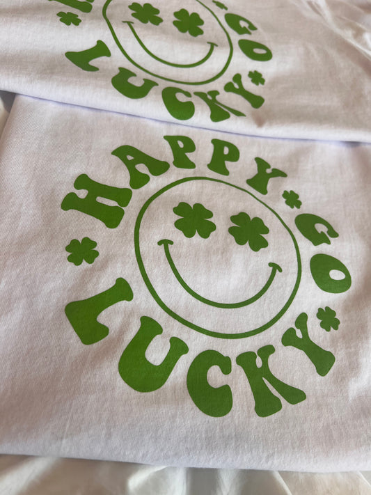 HAPPY GO LUCKY TEE