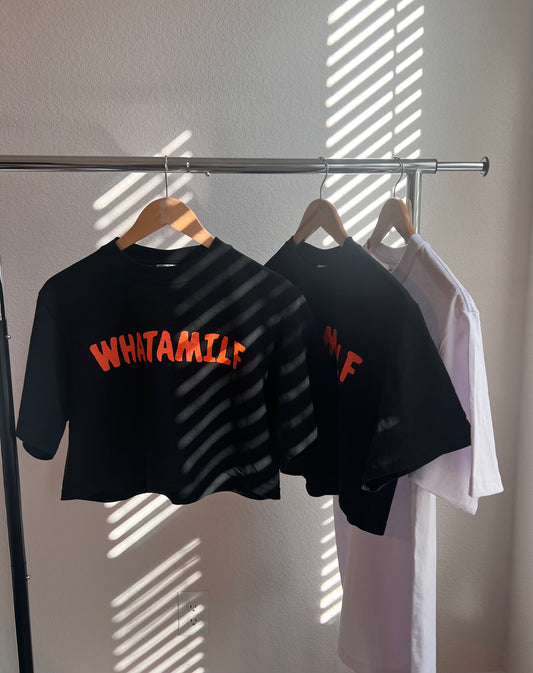 WHATAMILF CROPPED TEE
