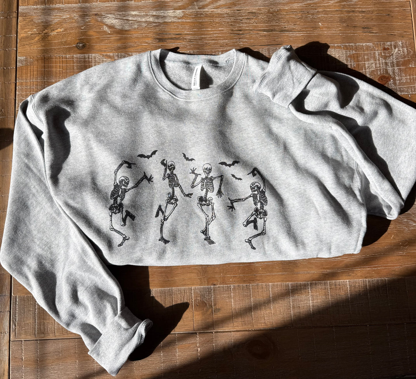 DANCING SKELETONS CREWNECK SWEATSHIRT