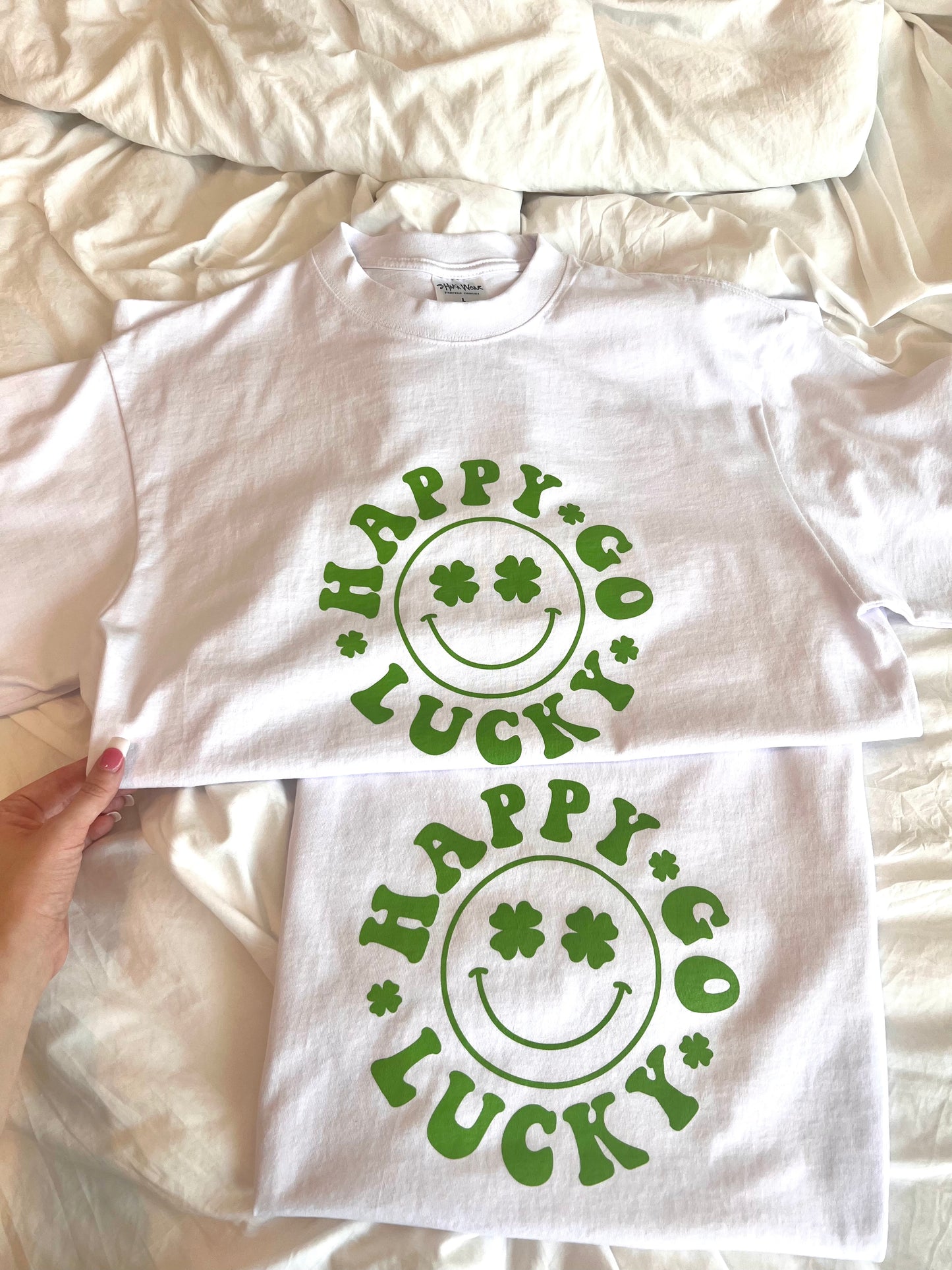 HAPPY GO LUCKY TEE