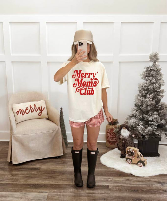 MERRY MOMS CLUB TEE